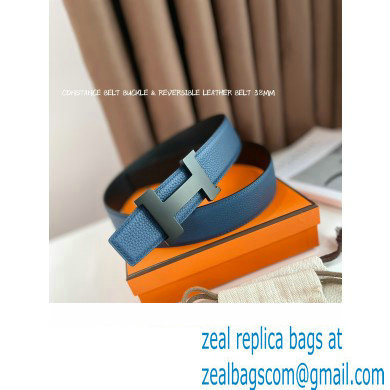 Hermes Constance belt buckle  &  Reversible leather strap 38 mm 04 2023